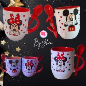 Mug con cuchara personalizado