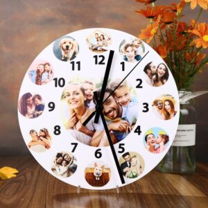 Reloj circular vidrio sublimado